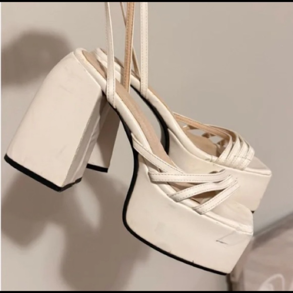 Windsor Smith style platform sandals